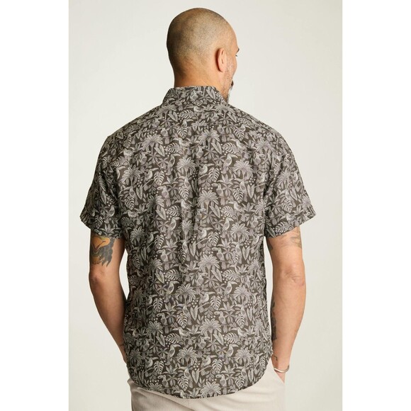 Bonobos Riviera Linen Short Sleeve Men's Shirt Tailored Fit Long XXL NEW 283324 - Picture 5 of 6